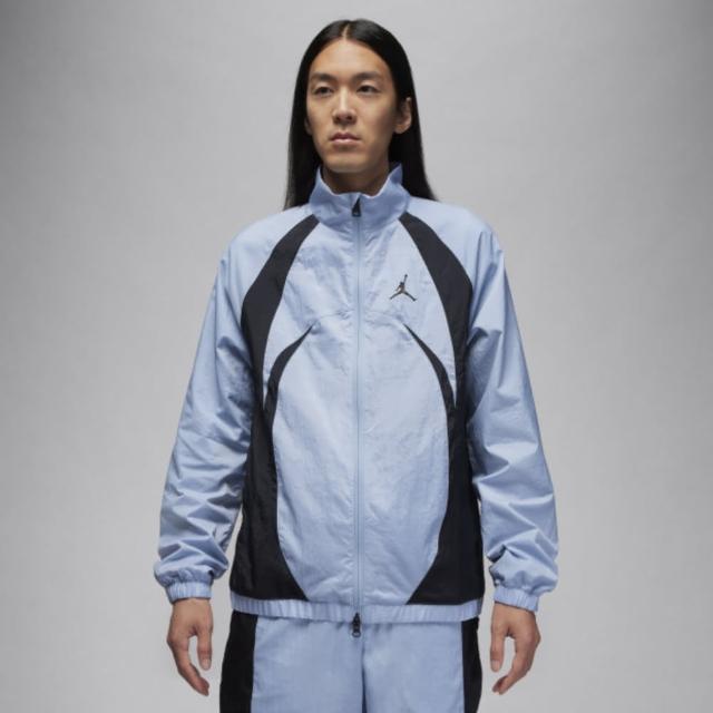 【NIKE 耐吉】外套 男款 運動外套 喬丹 AS M J SPRT JAM WARM UP JACKET 黑藍 FN5849-436