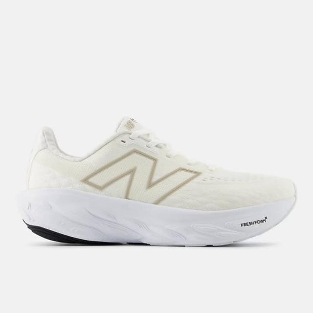 【NEW BALANCE】Fresh Foam X 1080v14 女 慢跑鞋 D寬楦 米白 淺金(W1080W14)