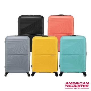 【AMERICAN TOURISTER 美國旅行者】28吋AIRCONIC超輕量PP耐衝擊防潑水拉鍊行李箱(多色可選)