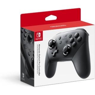 【Nintendo 任天堂】原廠 PRO 控制器(黑色)