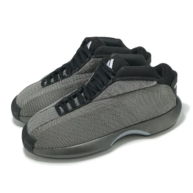 【adidas 愛迪達】籃球鞋 Crazy 1 男鞋 灰 黑 Kobe Bryant 復古 運動鞋 愛迪達(IE6570)