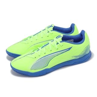 【PUMA】足球鞋 Ultra 5 Play IT 男鞋 綠 藍 抓地 室內足球 運動鞋(107907-03)