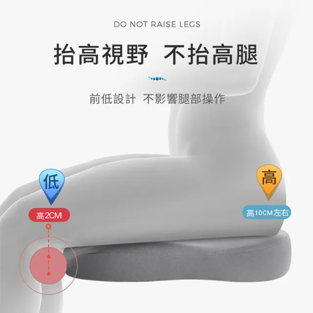 【YOLU】記憶棉減壓透氣汽車椅墊 久坐護臀舒適汽車坐墊 座墊/屁股墊/墊枕 居家/車用/家用/辦公室(交換禮物)