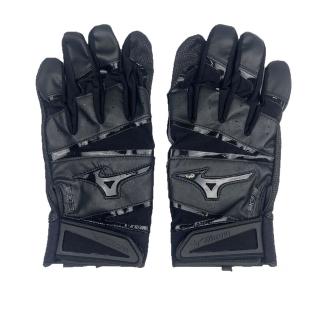 【MIZUNO 美津濃】羊皮打擊手套一雙入 黑(1ETEA31809)