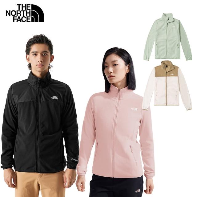 【The North Face 官方旗艦】換季必備-男女款立領抓絨保暖外套(多款任選)