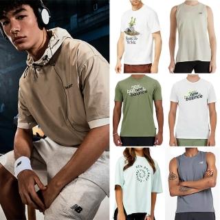【NEW BALANCE】 NB 圖案T恤 短袖上衣 運動上衣 LOGO衣 休閒T恤 男女款 多色(MT43071BK-F&)