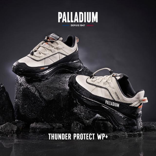 【Palladium】THUNDER PROTECT WP+快穿橘標防水靴/防水鞋/休閒鞋-灰 /黑