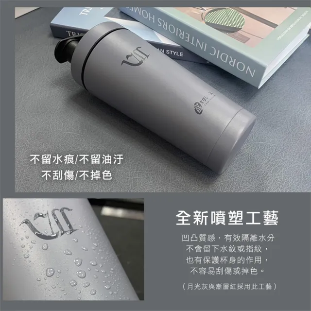【FUJI-GRACE 日本富士雅麗】3入組_SGS認證寬口陶瓷噴層運動搖搖杯750ML(FJ-905*3)
