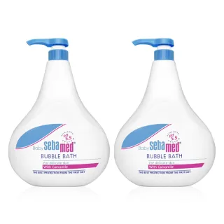 【SEBAMED】嬰兒泡泡浴露1000ml二入組(平行輸入版/有盒.無盒隨機出貨)