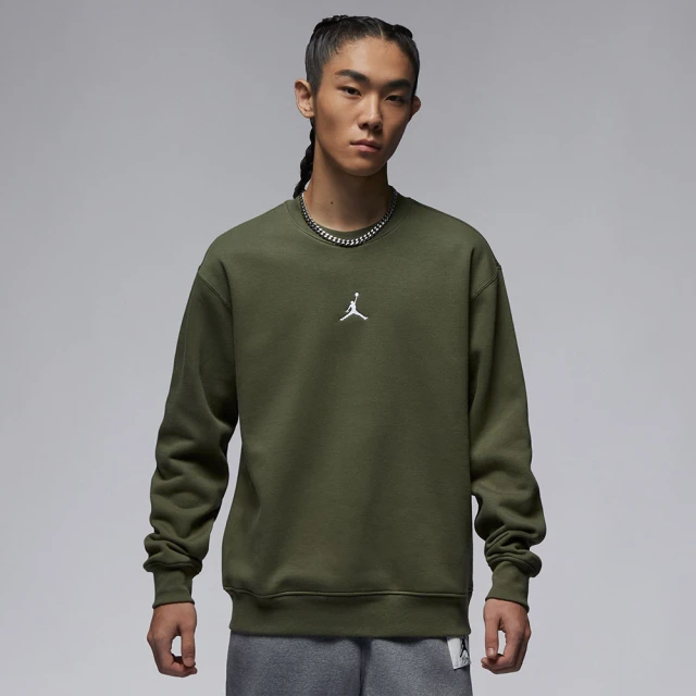 NIKE 耐吉 大學T 長袖上衣_男_綠色_AS M J ESS FLC CREW GCEL(FV8451222)