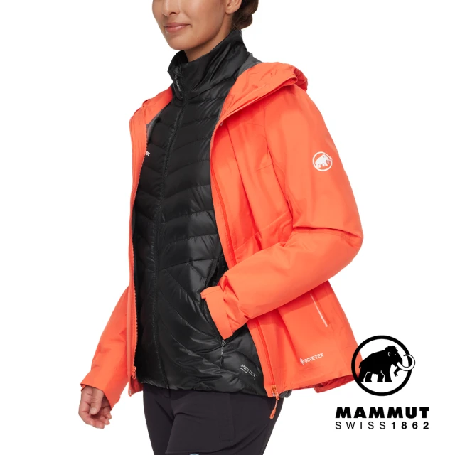 Mammut 長毛象 Convey 3in1 HS Hooded Jacket W GTX兩件式防水保暖外套 女款 蜜桃粉/黑 #1010-29061