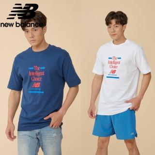 【NEW BALANCE】NB 標語短袖上衣 男性 MT43552NNY MT43552WT(美版 版型偏大)