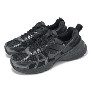 【NIKE 耐吉】休閒鞋 V2K Run 男鞋 女鞋 黑 灰 復古 網布 運動鞋(HJ4497-001)