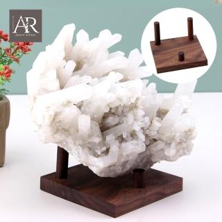 【ARRYN HOUSE】中號 胡桃木三支架底座 水晶球座 ER0446(實木底座 水晶展示架 礦石架 石頭展示架)