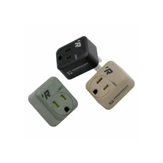 【樂活不露】3轉2轉接頭 EC-01(壁插 插頭 延長線 露營 逐露天下)