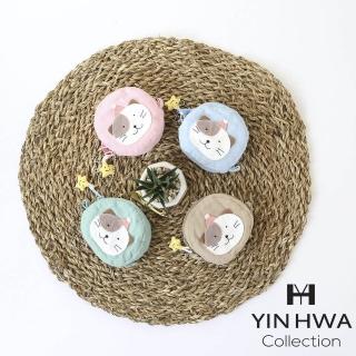 【YIN HWA 盈樺】HIKOSEN CARA貓 甜美簡約貓貓頭造型零錢包