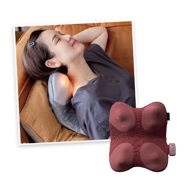 【台隆手創館】Lourdes V型溫感推揉按摩枕 AX-HCL348