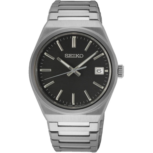 SEIKO 精工 CS系列 簡約大三針時尚手錶-38.5mm 禮物 雙11(6N52-00H0D/SUR557P1)