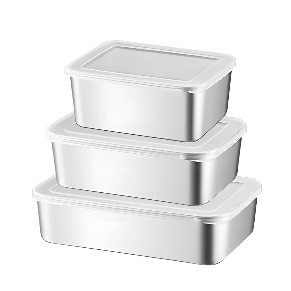 木馬特實驗室】可烤箱、可電鍋不鏽鋼保鮮盒3件組(不鏽鋼便當盒冷凍冰箱保鮮盒餐盒保鮮盒) - momo購物網- 好評推薦-2026年1月