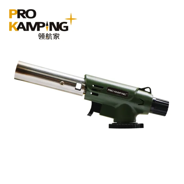 【Pro Kamping 領航家】防衝火噴槍 PK-401(韓國製戶外露營點火噴槍 烘焙炙燒廚房噴槍 瓦斯噴燈頭)