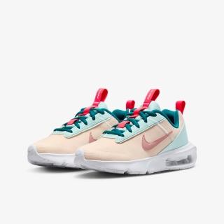 【NIKE 耐吉】慢跑鞋 女鞋 大童 運動鞋 緩震 AIR MAX INTRLK LITE GS 粉橘綠 DH9393-800(3K2126)