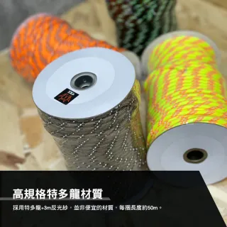 【TKS】反光營繩(帳篷繩 夜光繩 固定繩 置物繩 露營繩 水繩 帳篷 露營 逐露天下)