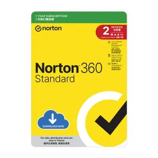 【Norton 諾頓】下載版◆諾頓360入門版-2台裝置1年(Windows / Mac)