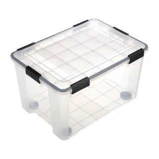 【KEYWAY 聯府】凡恩防潮整理箱55L-4入(收納箱 置物箱 MIT台灣製造)