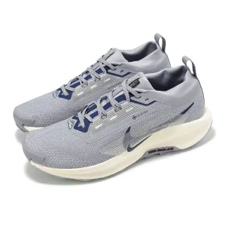 【NIKE 耐吉】防水野跑鞋 Pegasus Trail 5 GTX 男鞋 灰 綠 機能 戶外 運動鞋(FQ0908-006)