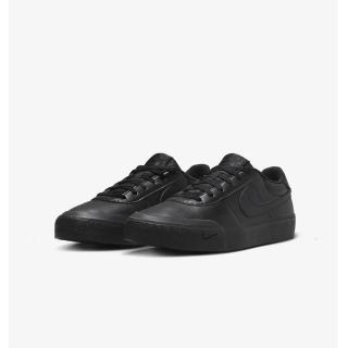 【NIKE 耐吉】COURT SHOT 全黑 復古 休閒鞋 穿搭 皮革(FQ8146-001 ∞)