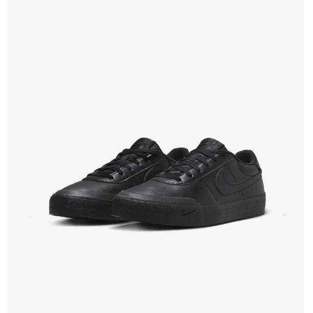 【NIKE 耐吉】COURT SHOT 全黑 復古 休閒鞋 穿搭 皮革(FQ8146-001 ∞)