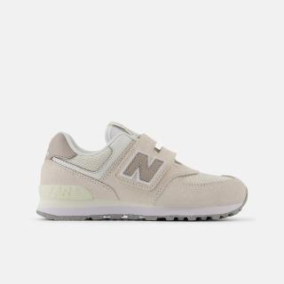 【NEW BALANCE】NB 運動鞋 童鞋 中童 兒童 魔鬼氈 燕麥奶茶 PV574ESC-W楦(C5044)