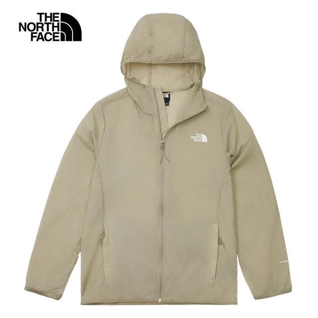 【The North Face】TNF 北臉 北面 休閒 防風防曬連帽外套 M ELBIO UPF WIND JACKET-AP 男 棕(NF0A87V61I4)