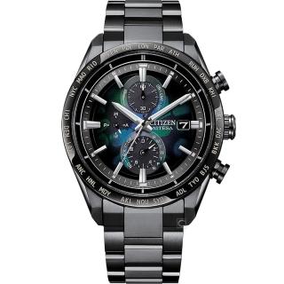 【CITIZEN 星辰】ATTESA 宇宙幻彩 光動能 鈦金屬電波 男錶 42MM(AT8286-65E)