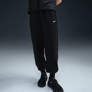 【NIKE 耐吉】長褲 女款 運動褲 高腰 寬版 保暖 AS W NSW PHNX FLC HR OS PANT 2 黑 FZ5997-010(3L6084)