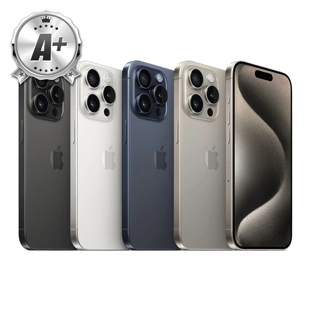 【Apple】A+ 級福利品 iPhone 15 Pro 256G(6.1吋)