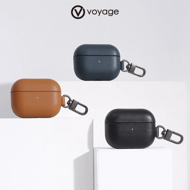 VOYAGE AirPods Pro 第2代 NAPPA真皮防摔保護殼 V2(貼心搭配真皮掛繩)