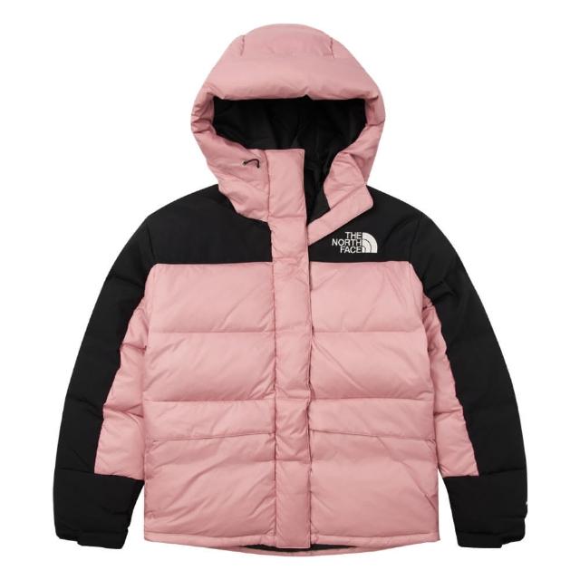 【The North Face】TNF 北臉 北面 休閒 防潑水連帽羽絨外套 W HMLYN DOWN PARKA 女 粉(NF0A4R2W4YI)