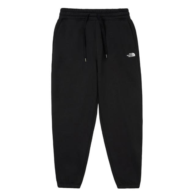 【The North Face】TNF 休閒 保暖彈力褲腰運動休閒長褲 W BRUSHED TAPPER PANT - AP 女 黑(NF0A8AUEJK3)