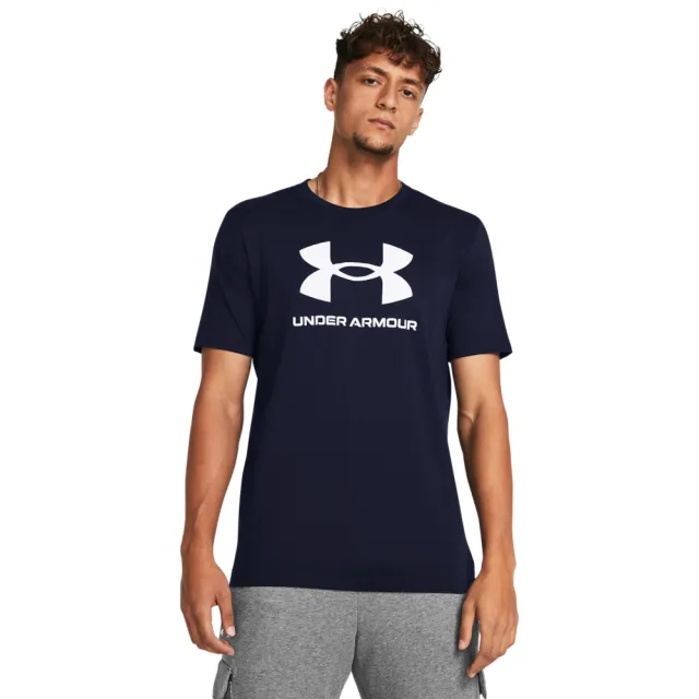 【UNDER ARMOUR】雙11 UA 男女款 SPORTSTYLE LOGO UPDATE 短袖T-Shirt 運動短T(多款任選)