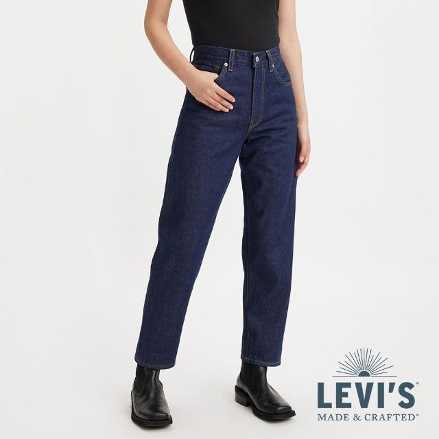 【LEVIS 官方旗艦】MOJ 日本製布料 女款 COLUMN直筒牛仔褲 / 及踝款 人氣新品 A5888-0000