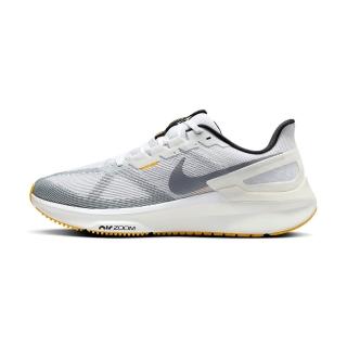 【NIKE 耐吉】Air Zoom Structure 25 男鞋 白橙色 緩震 透氣 輕量 運動 慢跑鞋 DJ7883-110