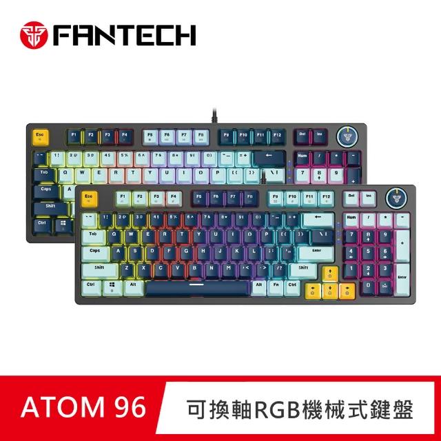 【FANTECH】ATOM96 95%可換軸體RGB 機械式鍵盤(MK890)