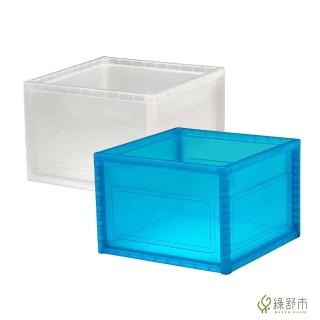 【Greencalm 綠舒市】樹德 巧拼收納箱 收納箱 置物箱 分類箱 KD-2638X(檔案箱/整理盒/透明/藍色)