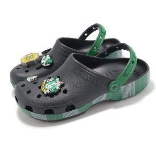 【Crocs】洞洞鞋 Slytherin Classic Clog 男鞋 女鞋 黑綠 史萊哲林 哈利波特 休閒鞋(21052790H)
