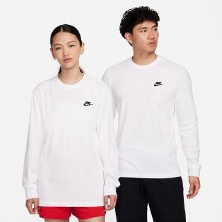 【NIKE 耐吉】上衣 男款 長袖上衣 運動 AS M NSW CLUB TEE - LS 白 AR5194-100(3S3972)