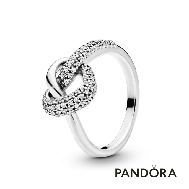 Pandora 官方直營 愛心扭結戒指-絕版品