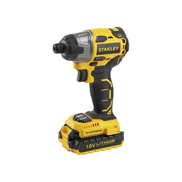 【Stanley】20V Max 18V鋰電無碳刷衝擊起子機(SBI201D2K)