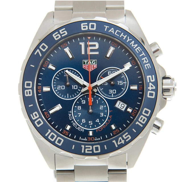 TAG HEUER 豪雅 Formula 1 三眼計時鍊帶款x43mm(CAZ1014.BA0842)