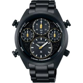 【SEIKO 精工】PROSPEX Speed Timer 世界田徑錦標賽限量太陽能計時錶-42mm 禮物(8A50-00B0SD/SFJ007P1)